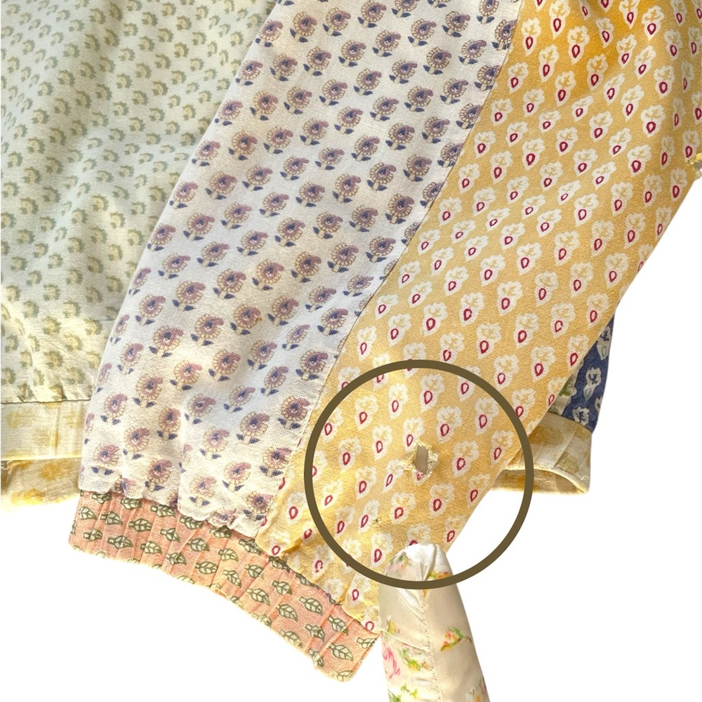 Vintage Pastel Patchwork Zip Up Jacket - image 6